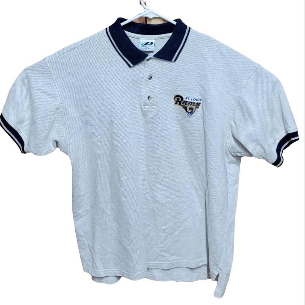 Vintage Dynasty St Louis Rams Polo Pattern Size XL